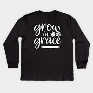 Grow In Grace Kids Long Sleeve T-Shirt